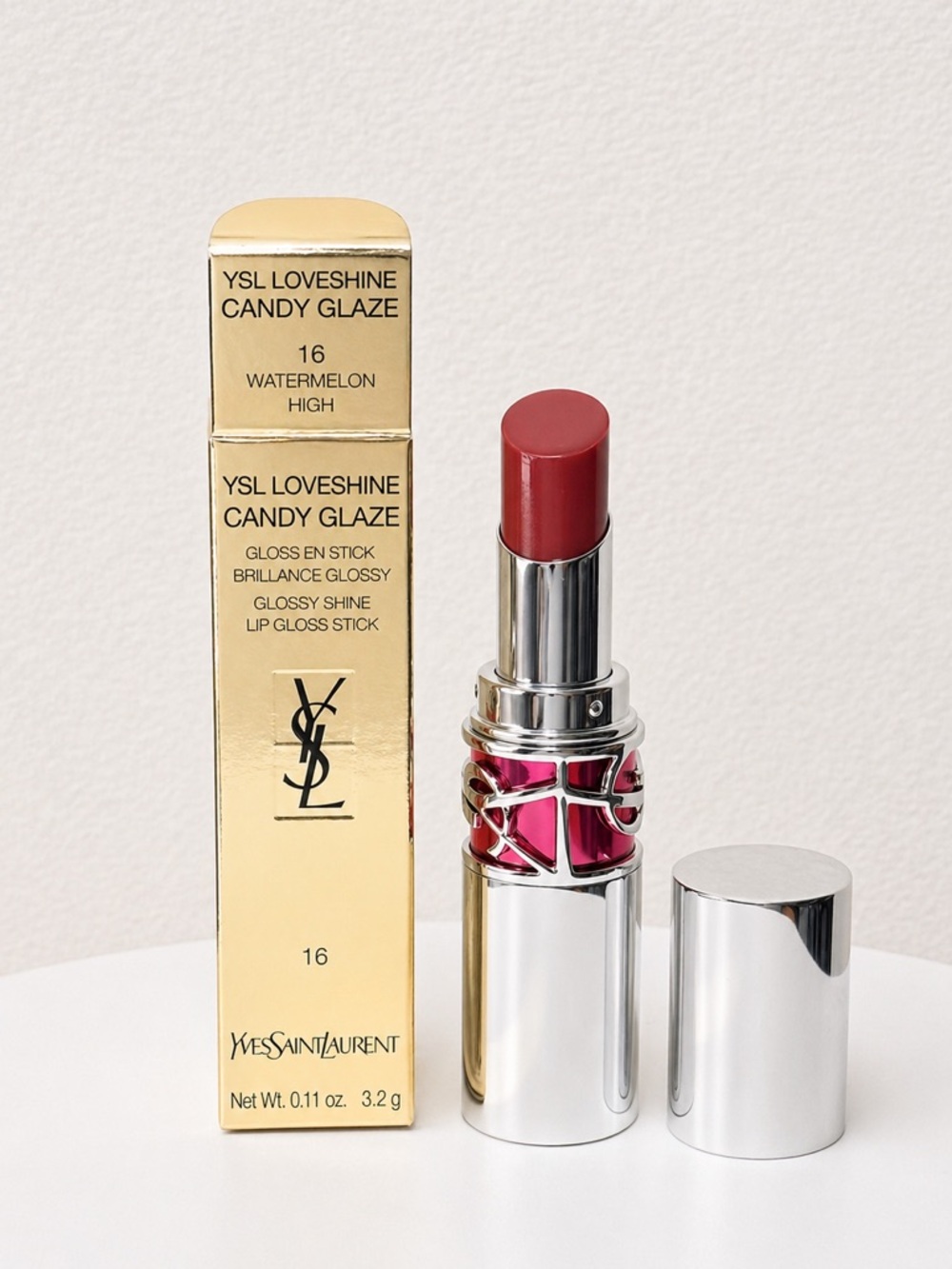 Yves Saint Laurent Loveshine Candy Glaze Lipstick - Watermelon Pink